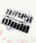 Top Tier Mini Screw Assortment Kit With 18 Assorted Sizes High Hardness Carbon Steel Black Fasteners for phone repair.