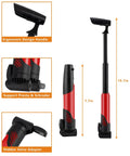 16.1-inch mini pump with ergonomic handle from Sixteen In One Bicycle Repair Toolkit With Tire Patch Kit for portable bike tools.