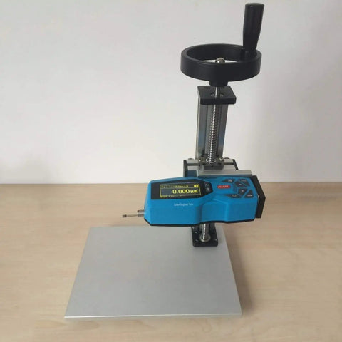 Portable Surface Roughness Tester With 22 Parameters, Real Time Clock, Ra And Rz Measurement, Ultra Accurate 0.001 on metal plate