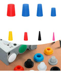 Top Tier Silicone Rubber Tapered Plugs Kit With 125 High Temp Stoppers For Practical Multipurpose Hole Sealing And Heat Resistant Applications, assorted sizes