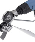 Pro Grade Drill Plate Cutter Attachment For Metal Sheets, 2025 Upgraded Nibbler Style Cutter on handheld drill close-up