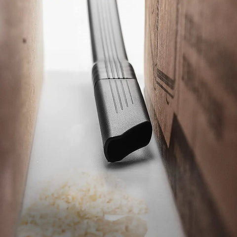 Flexible Crevice Tool For Dyson Cordless Vacuum Cleaners V7 V8 V10 V11 V12 V15 Gen5 reaching tight gap between boxes