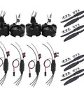 2300KV Brushless Motor With 12A ESC Prop Set For FPV Drones And Quadcopters Fits 210 To 280mm Frames 2204 Series Power Pack