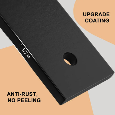 Close-up of Heavy Duty 12 Inch Wall Shelf Brackets 6 Pack Black Iron For 11.25 Inch Boards Garage Kitchen Laundry Room Floating Shelf Hardware