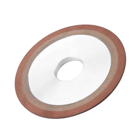 Beast Mode Diamond Grinding Wheel For Hard Metals, 125mm diamond disc with 32mm arbor, resin-bonded abrasive for alloy blades.