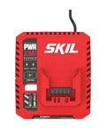 Front view of PWRCore 12 PWRJump Charger Delivers A 25 Percent Charge In Just 5 Minutes For Your Power Tools With USB Output