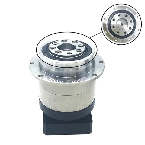 Smooth Slick Circular Flange Helical Planetary Gearhead Low Backlash Speed Reducer for Nema 23 34 servo motor for torque upgrade.