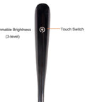 Close-up of slim black arm of Dimmable USB Keyboard Light With Flexible Gooseneck, Mini Laptop Desk Lamp, featuring touch switch.