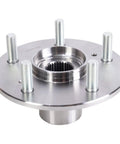 Front view of Premium Front Wheel Bearing And Hub Kit For 2007 2018 Acura RDX And 2007 2017 Honda CR V showing hub details