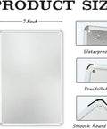 First Aid Room Sign Aluminum 8x12 Inch Green Wall Plaque With Bold White Text For Doors Walls And Hallways Easy To Spot A Durable Lightweight Room Identification Sign Great For Signage And Safety Compliance, featuring product dimensions and details.