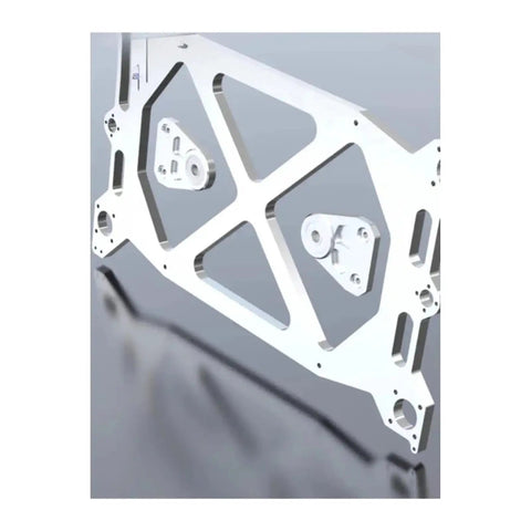 Heavy Duty Z Axis Bracket Kit For 3D Printer Mods CNC machined aluminum frame close-up with smooth motion adjustment features.