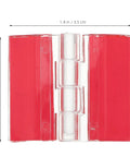 Peel And Stick Clear Acrylic Hinges Set Heavy Duty 20 Pcs for cabinets aquarium lids boxes glass doors plastic hinge replacement