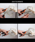 Heavy Duty 6 Inch C Clamp Face Clamp With Swivel Pads Locking Pliers for precise woodworking and welding alignment
