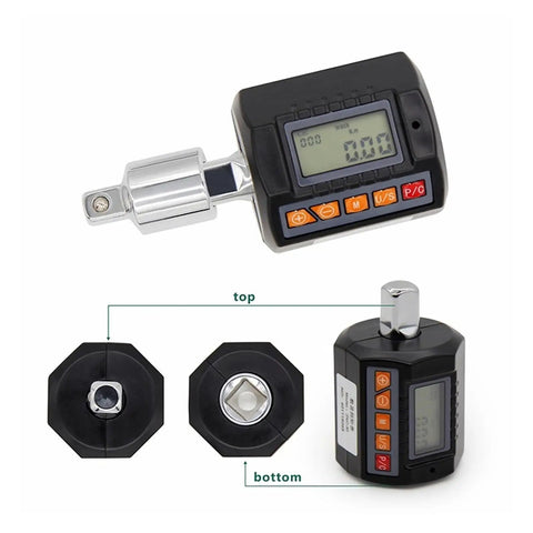 KWUHNJF Digital Torque Meter Adapter Convert Your Wrench For Accurate Tightening. Precision Readout For Car And Bike Repair. Versatile 1/4, 3/8, And 1/2 Inch Drive Sizes. Reliable Electric Tester Tool For Professional And Home Garage Jobs. High Quality