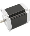 Nema 23 Stepper Motor 1.8 Degree 1.89Nm 3A Dual Shaft 57mm Frame 8mm Shaft For 3D Printers CNC Machines Engraving And Automation Projects Precision High Torque Stepper For Precise Motion, dual-shaft motor view