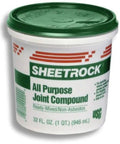 Ready To Use Joint Compound Quart For DIY Wall Repair Off White 1.75 Pt Smooth Sandable Patch For Drywall Cracks And Patching Ideal For Painting Prep Now