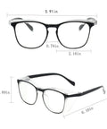 Anti Fog Safety Glasses With Side Shields For Men And Women Nurses Eye Protection Lightweight All Day Comfort Protective Goggles For Everyday Use Shielding Eyes From Dust Pollen Saliva And Debris Black showing dimensions