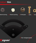 Steering Sector Pinion Gear Rebuild Kit For John Deere Lawn Tractors L100 L105 L107 L110 L118 L108 L111 G110 L130 L120 parts display