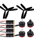 2205 2300KV Brushless Drone Motor With 20A 30A ESC For FPV Quadcopter components including motors, ESCs, and props