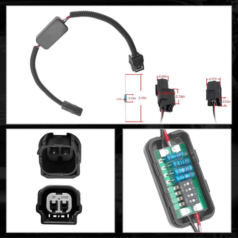 Harness Disable Kit For Honda 3.5L V6 With VCM - Muzzle Module Fits Odyssey Ridgeline Pilot Accord And Acura, Easy Plug And Play
