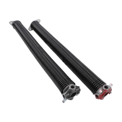 Heavy Duty Garage Door Torsion Spring Replacement Kit Super Smooth Opener Works Like A Charm For Homeowners Plus Steel Coil And Aluminum 2pc Set 218 X 2 Inch By 26 Inches, black 26-inch springs