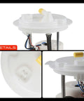 No Hassle Plug And Play Electric Fuel Pump Module Assembly for Chrysler 200, showing top view with wiring and connectors.