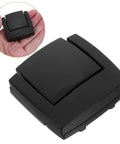 Heavy Duty Toggle Latch Set 2 Pack for Aluminum and Wood Boxes Black Keyless Surface Mount detail view in hand