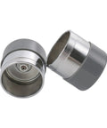 1.98 Inch Stainless Steel Wheel Bearing Protectors With Silicone Dust Cap, 2 Pack Built To Last Universal Trailer Axle Bearings Caps