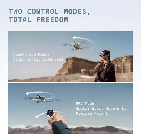 8K 360 Drone Standard Bundle With AI Tracking Obstacle Avoidance Ultra Light 249g Foldable Frame Auto Return control modes