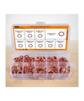 Rock Solid 200 Pcs Motorcycle Sump Plug Kit Multi Size Copper Washers Seals Spacers M5 M6 M8 M10 M12 M14 Bolts in organizer box