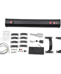 Components of 20L Portable Roof Rack Shower Kit With Long Hose For Camping Off Road And Fishing Beach Travel Self Pressurized Solar Heated Water Tank Up To 60C No Electricity Needed Black Silver