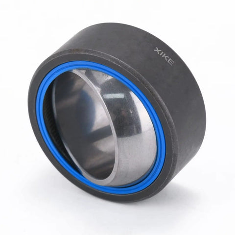 GE30ET 2RS Sealed Radial Spherical Plain Bearing 30x47x22x18mm Double Sealed Chrome Steel Construction PTFE Self Lubricating Maintenance Free Durable Precision Bearing for Machinery Equipment and DIY Projects, angled view