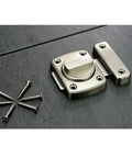 Universal Zinc Alloy Door Latch For Sliding Gates And Heavy Duty Entry Locks Rock Solid Knockout Security Bolt with screws.