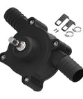 Heavy Duty Electric Drill Oil Pump for Fast Water Transfer Self Priming High Capacity Fluid Siphon Tool parts and accessories visible