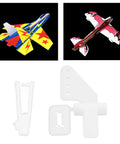 RC Airplane Control Horns And Clevis Kit 20 Sets 4 Hole Rudder Angle Easy Install Plug N Play visible with planes pictured