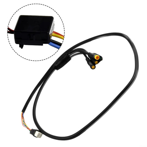 Top Grade E Bike Motor Cable For Bafang Mid Drive M400 G330 G510 M620 UART System black wiring harness with connectors