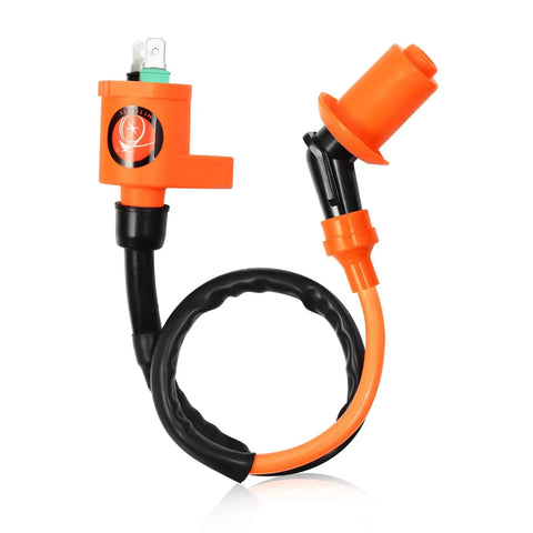 Igniter CDI Box And Ignition Coil Kit For FourTrax 300 TRX300FW ATV 1998 1999 2000 2x4 4x4 Beefed Up Spark Power shown in front view