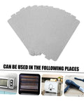 Mica Plate Insulation Sheets For Microwave Oven Heat Resistant Kitchen Mats 12 Sheets Per Pack 2 Sets Extend Oven Life And Efficiency