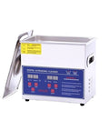 Hella Strong Ultrasonic Cleaner Featuring Premium Stainless Steel Bath And Easy Touch Buttons For Quick Jewelry Eyewear And Tool Restoration Just Pop In And Watch The Dirt Vanish - Stainless steel cleaner with digital controls.