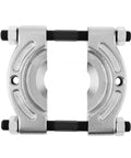Bearing Separator And Remover Tool Size A for Die Forging and Auto Maintenance, chrome steel with 2 jaw design, front view