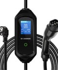 Level 2 EV Charger With 16 Amp 110 240V Capability, WiFi Enabled Smart Fast Charging, 16 Foot Cable, J1772 Connector