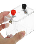 Transparent holder from Fruit Battery Experiment Kit With DIY Science Plates For Education, Hands On Learning Tool For Students And Researchers.