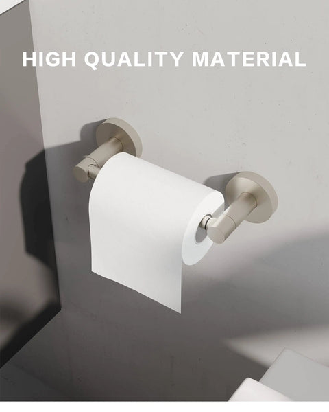 Pivoting Toilet Paper Holder With Double Post Mount In Brushed Nickel And Satin Nickel Finish Wall Mounted stainless steel design