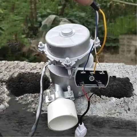 1000W Water Turbine Generator For Home Use Portable Go Anywhere Micro Hydroelectric Power Station 220V Aluminum Alloy Turbine