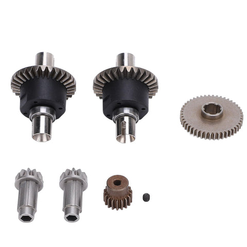 High Hardness RC Car Gear Set With Differential And Upgraded Gears For One Sixteenth Scale Models 16101 16102 16103 Compatible Precise Fit