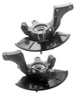 Left And Right Front Wheel Hub Bearing Steering Knuckle Assembly For Ford Escape Mercury Mariner And Mazda Tribute 2005 Through 2012 Complete Front Knuckle And Hub Kit For An Easy Drop In Fit On Both Sides available in gray metal with black base