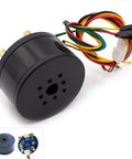 Beefy BLDC Motor With Hollow Shaft External Rotor For Robots And Gimbals, 12V To 36V, 0.35Nm Peak Torque, 4015 Size, AS5600 Encoder MT6701