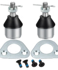 Beefy Ball Joint And Bracket Kit 2-Pack for Sportsman ATV showing two ball joints, brackets, screws, and lock nuts