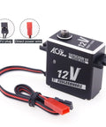 Waterproof 45Kg Beefy Torque RC Servo 12V Programmable Metal Gear Coreless Digital Smart Servo For One Eighth And One Tenth RC Cars