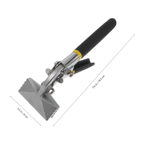 Manual Metal Bender Tool With Straight Jaw, Hand Seamer for precise bending, seaming, and flattening metal, 3.5in by 15.5in dimensions